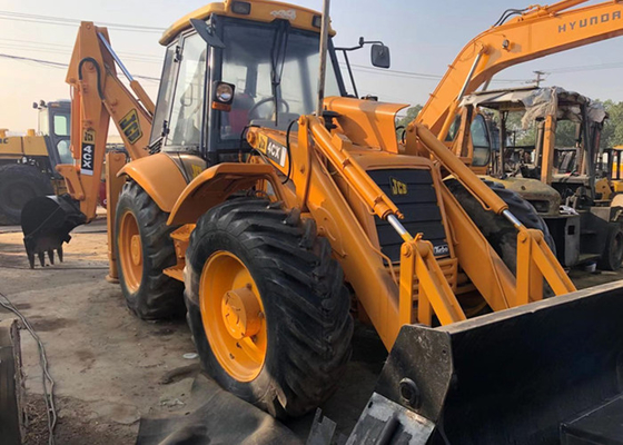 Small JCB 4CX Second Hand Backhoe Loader 2015 Year 7800KG Operating Weight