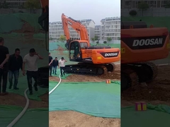 Utilisé Doosan DX215 Excavateur à pelle 20800kg 0,92m3 Seau